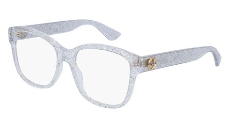 gucci glitter glasses frames|Gucci clear reading glasses.